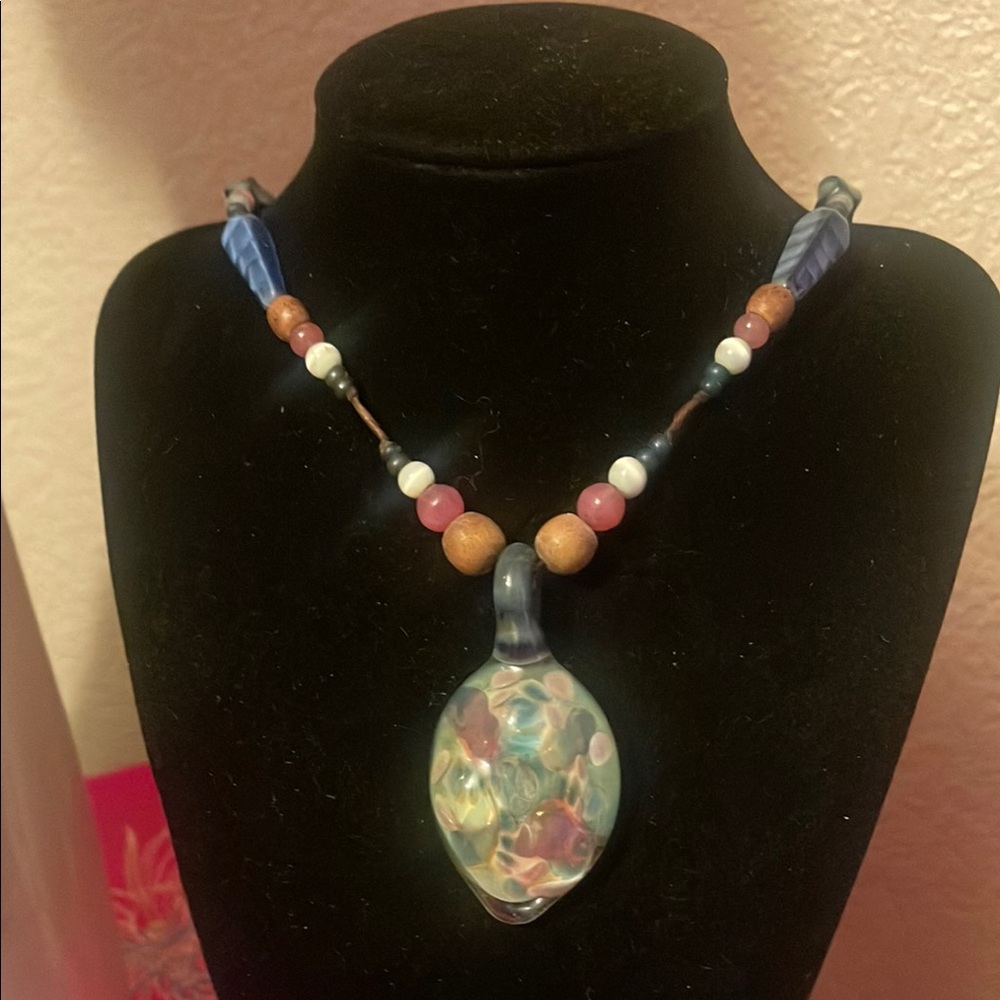 Custom Multicolor Pendant Necklace